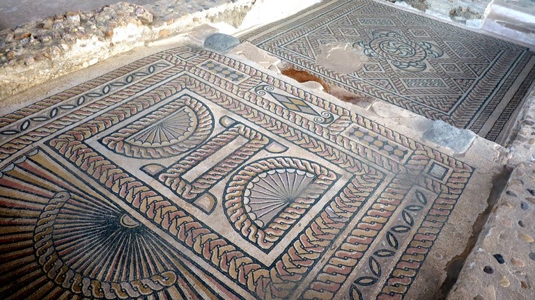 Mosaicos con decoración geométrica (Carranque, Toledo)