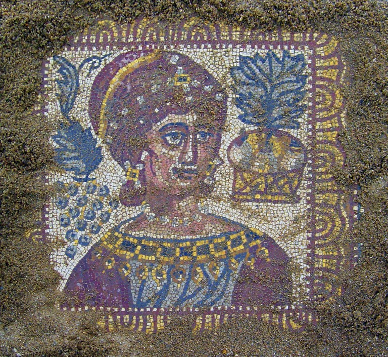 Representación del Otoño. Mosaico de las Cuatro Estaciones (Rabaçal, Penela) 