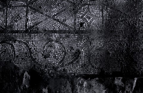 Detalle de mosaico geométrico del s. II d.C.(El Villar, Chirivel).