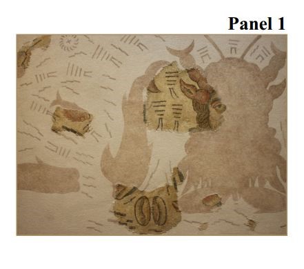 Mosaico de Océano. Panel 1 (Batitales, Lugo)