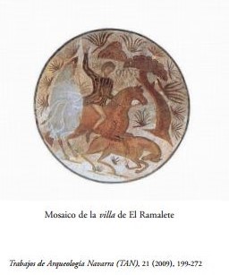 Roseta con mosaico figurativo central (El Ramalete, Tudela)